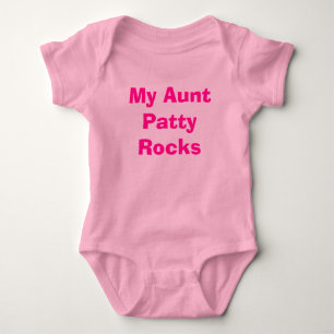 Body Para Bebê Minha tia Rissol Rocha