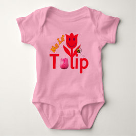 Body Para Bebê Minha tulipa de Barcelona do 🌷 do onsie da tulipa