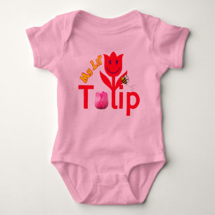 Body Para Bebê Minha tulipa de Barcelona do 🌷 do onsie da tulipa