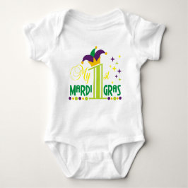 Body Para Bebê Minhas 1ruas Mardi Gras - Bebê de Roupa para Carna