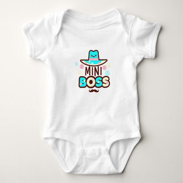 Body Para Bebê Mini Boss (Frente)