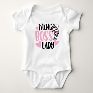 Body Para Bebê Mini Boss Lady