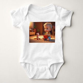 Body Para Bebê "Mini Champ" T-Shirt