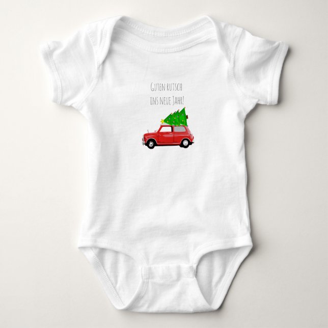 Body Para Bebê Mini Cooper Babybody Silvester (Frente)