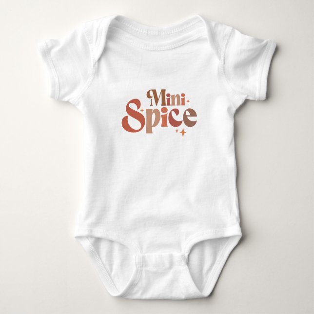 Body Para Bebê Mini Spice de Citação (Frente)