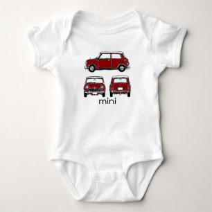 Body Para Bebê Mini vermelho