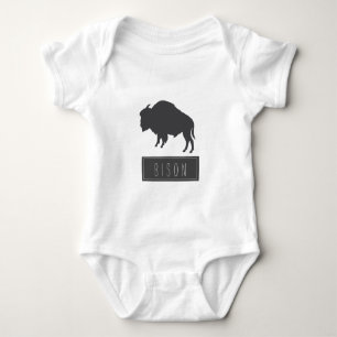 Body Para Bebê Minimalismo de Na moda de Bison