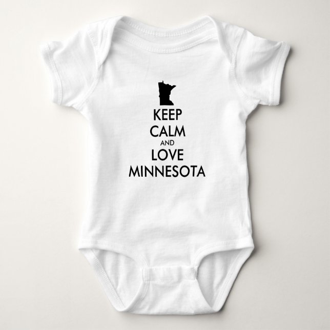 Body Para Bebê MINNESOTA personalizável (Frente)