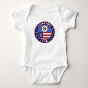 Body Para Bebê Minnesota, t-shirt Minnesota, legging