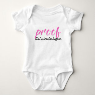 Body Para Bebê Miracle Baby Girl
