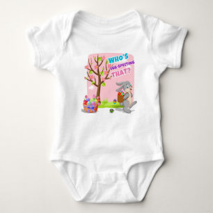 Body Para Bebê Mischievous Bunny Egg Hunt