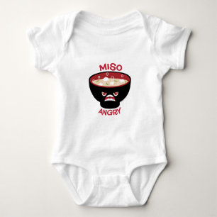 Body Para Bebê Miso irritado