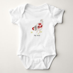 Body Para Bebê Miss Scarlet Frango Fofo 