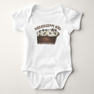 Body Para Bebê Mississípi MS Kid Chocolate Lie Pie Mudpie