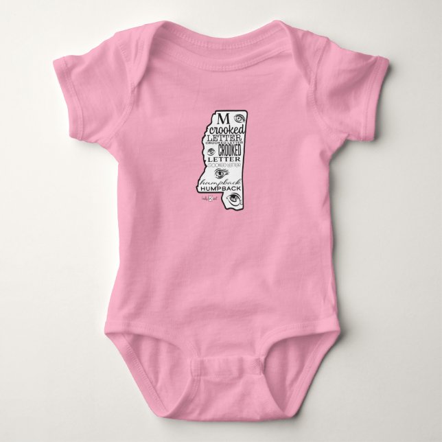 Body Para Bebê Mississippi (Frente)