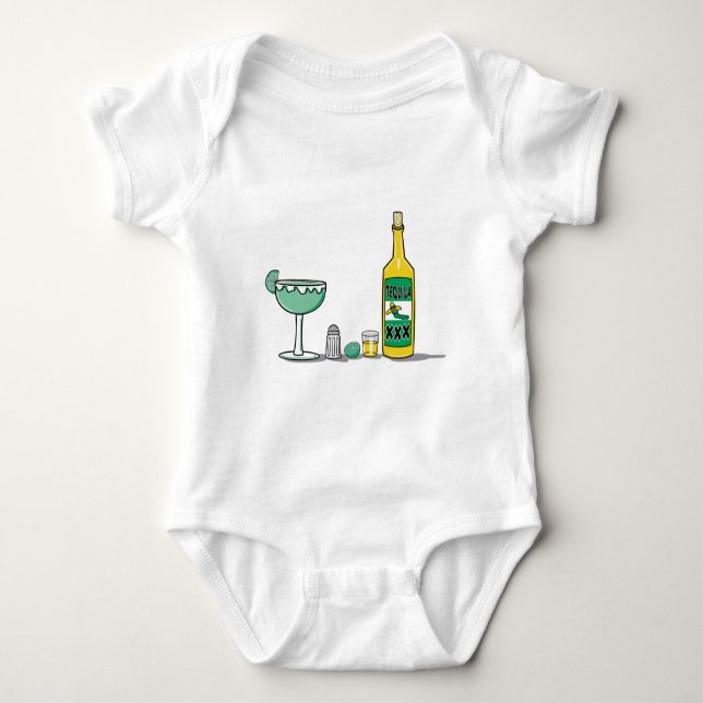 Body Para Bebê Mistura de Margarita (Frente)