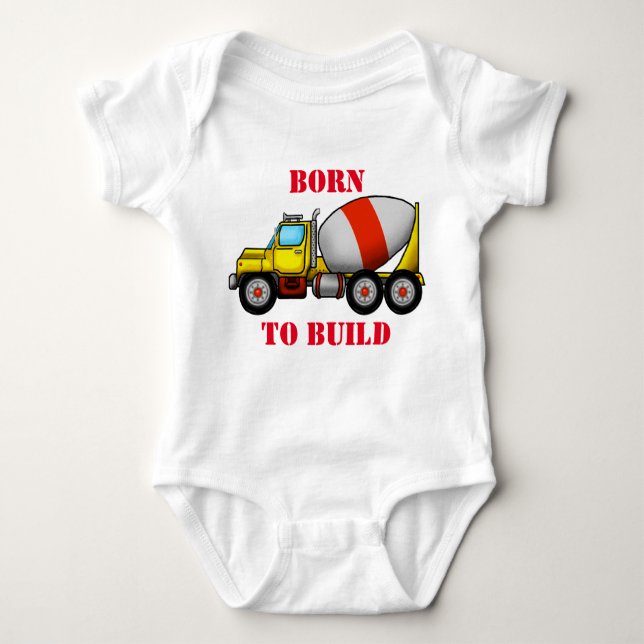 Body Para Bebê Misturador Cement Baby Jersey (Frente)