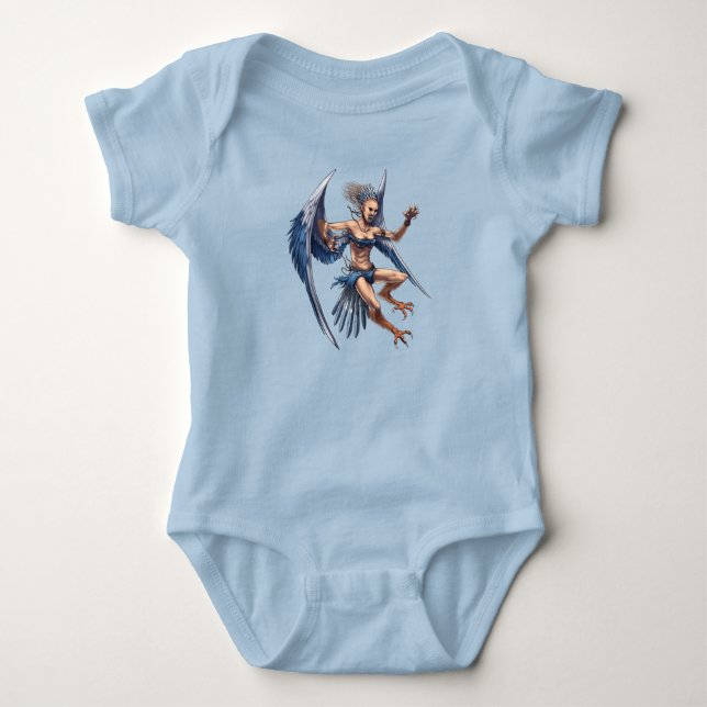 Body Para Bebê Mitologia Grega Harpy (Frente)