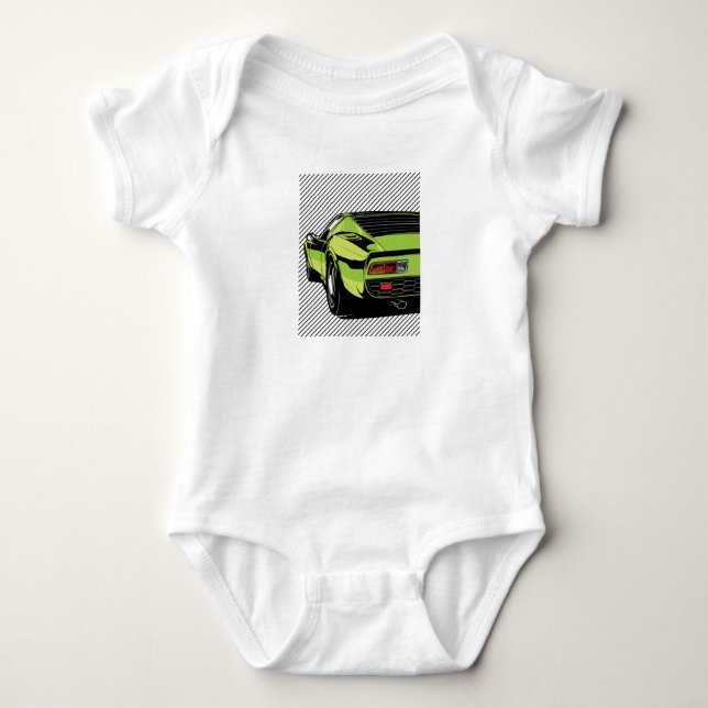 Body Para Bebê Miura Racing (Frente)