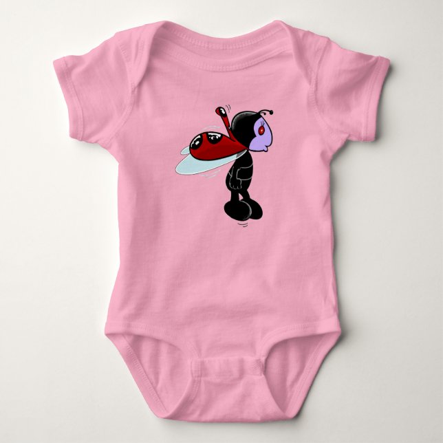 Body Para Bebê Mizz Ladybug (Frente)