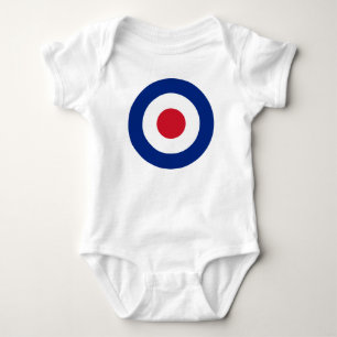 Body Para Bebê Mod - Clássico Roundel - Alvo de Arqueiro Bullsey