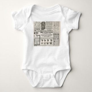 Body Para Bebê Moda de Paris de 1919: Antecipação do Jornal