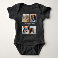 Modelo de colagem de fotos da família 4 personaliz