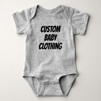 Body Para Bebê Modelo de Vazio de Fatos de Bebê Personalizados