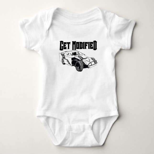 Body Para Bebê Modificado - Corrida de Dirt Modified (Frente)