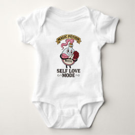 Body Para Bebê Modo de Amor Próprio Botto Poção Mágica Vintage A