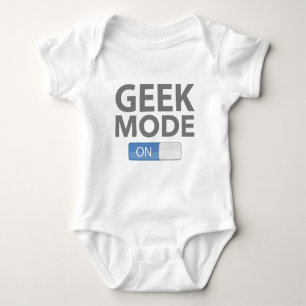 Body Para Bebê Modo de geek Ligado