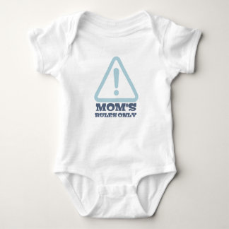 Body Para Bebê Mom’s Rules Only – Sassy New Mom Baby Apparel