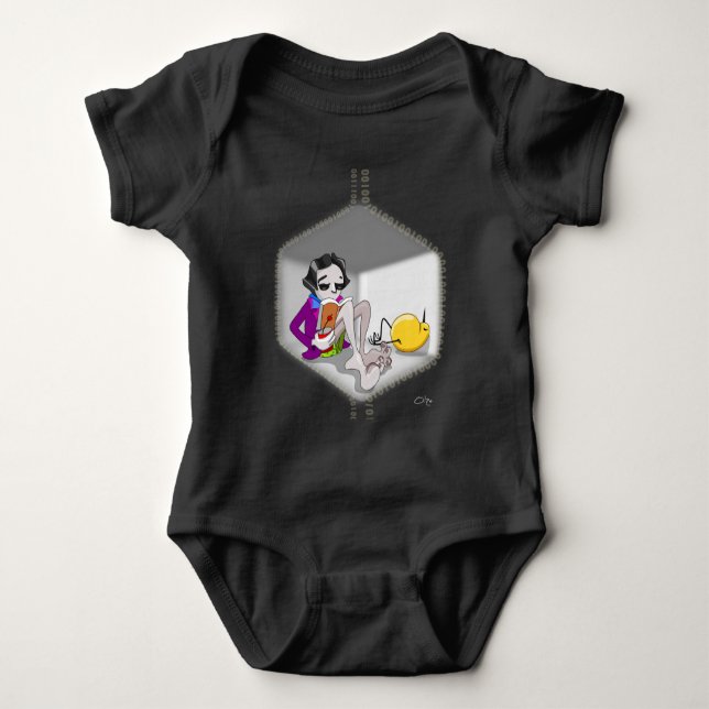 Body Para Bebê Momento Offline do Faraday (Frente)