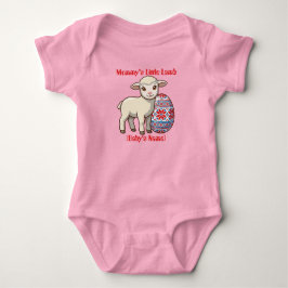 Body Para Bebê Mommy’s Little Lamb Baby Bodysuit | Personalized