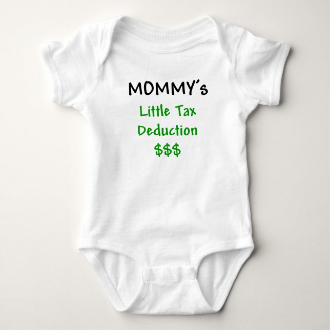 Body Para Bebê Mommys pouca dedução fiscal (Frente)