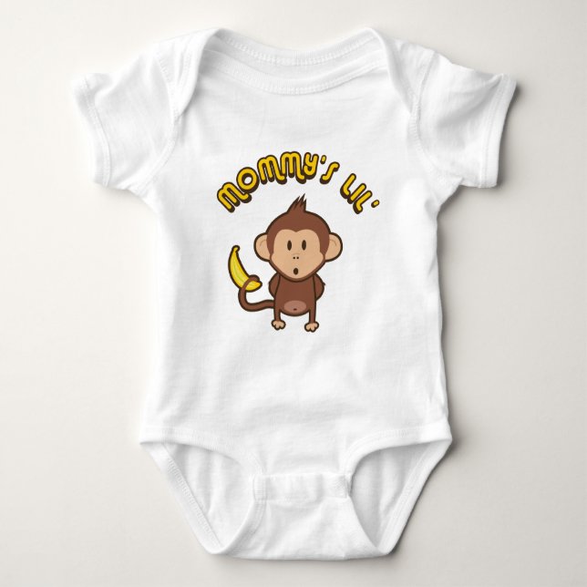 Body Para Bebê MommysLilMonkey (Frente)