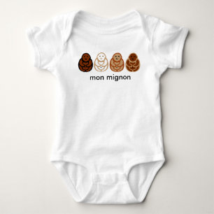 Body Para Bebê Mon mignon