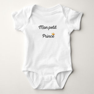 Body Para Bebê mon petit príncipe