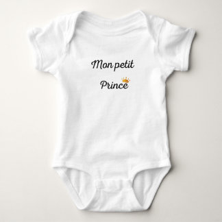 Body Para Bebê mon petit príncipe