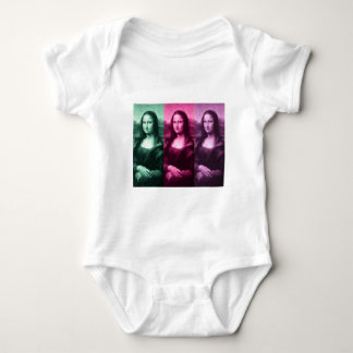 Body Para Bebê Mona Lisa Green Pink Purple