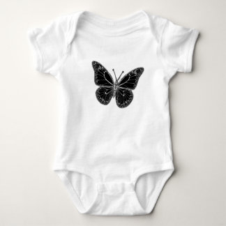 Body Para Bebê Monarch Butterfly with Detailed Wing Patterns