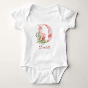 Body Para Bebê Monograma Personalizado de Nome Personalizado   Ro