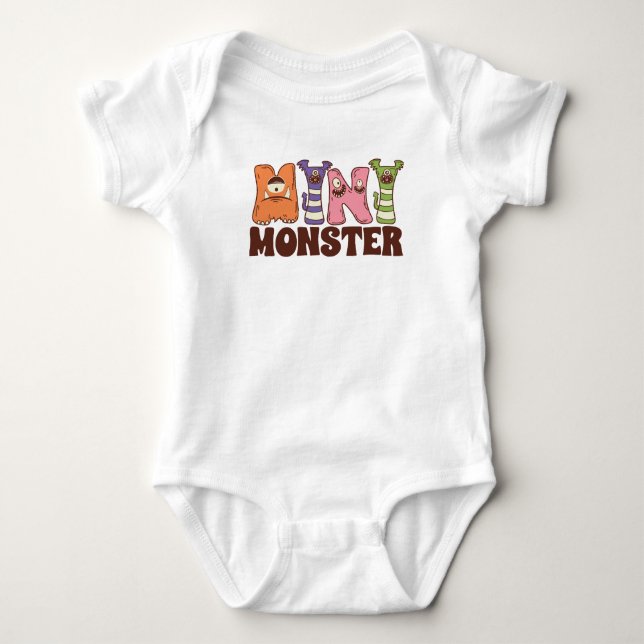 Body Para Bebê Monster Halloween (Frente)