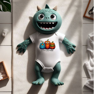 Body Para Bebê Monster Pumpkins