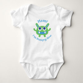 Body Para Bebê Monstro Alien Fome Dizendo “Mãe, Estou Com Fome Ag