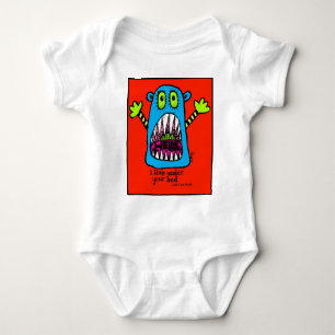 Body Para Bebê Monstro da cama