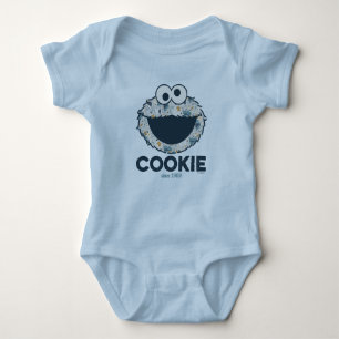 Body Para Bebê Monstro de cookies Cookie Desde 1969