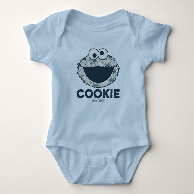 Body Para Bebê Monstro de cookies | Cookie Desde 1969 (Frente)