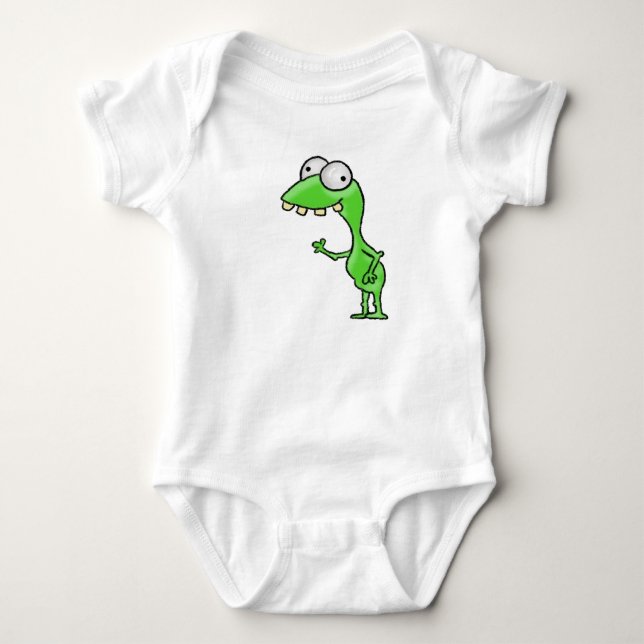 Body Para Bebê Monstro patético (Frente)