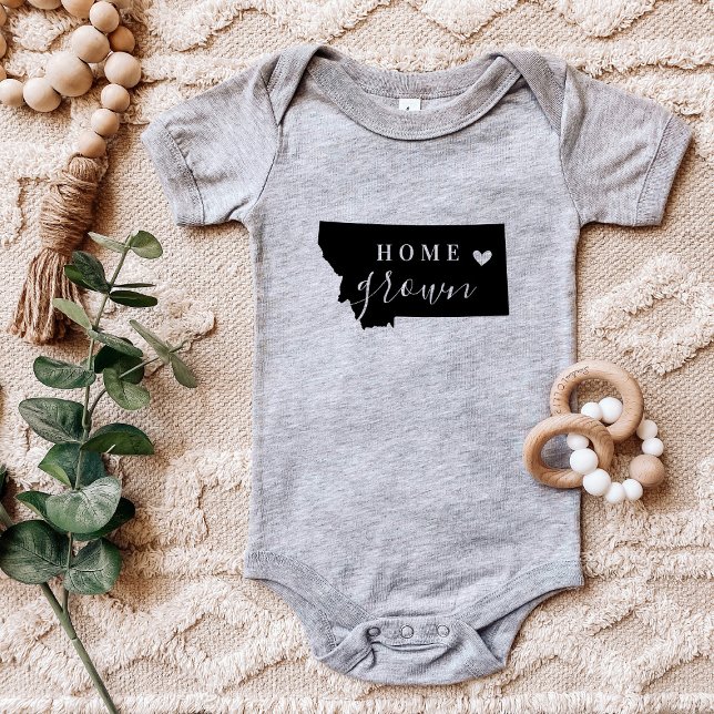 Body Para Bebê Montana Home Grown State Tee (Criador carregado)